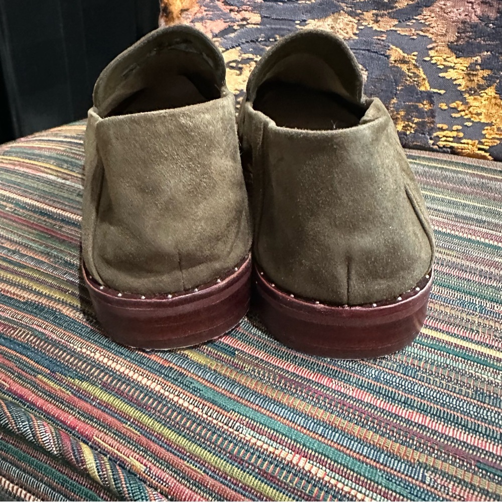 Vince Camuto “Cretinian” Olive Green Suede Loafers – 8.5 - Picture 8 of 12